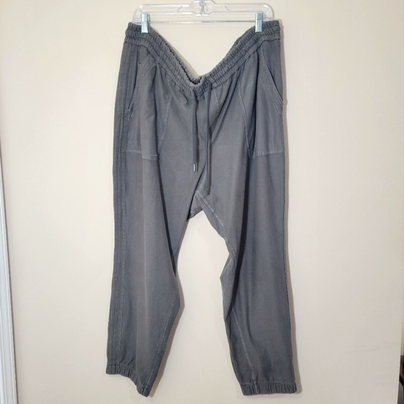 Athleta Pants - Athleta Women's Farallon Charcoal Gray Joggers Polyester Cotton Rayon Size 22